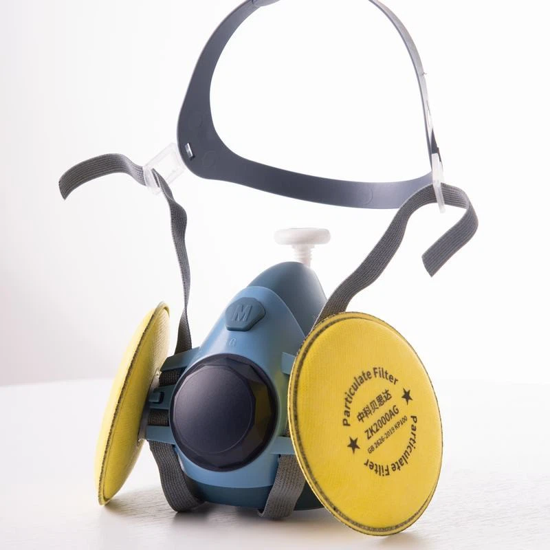 respirator mask with organic filters